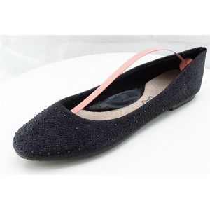 Rasolli Women‎ Sz 9 M Beige Flat Fabric Shoes